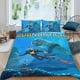 thumbnail image 2 of Subnautica Conjunto de sábanas temático, trío de piezas, cómodo y amigable con la piel, diseño único, regalo de decoración para el hogar para familiares, amigos y fans,173cm *218cm, 2 of 6