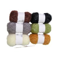 Magideal - Hilo De Fregar Para Paños De Cocina Hilos De Crochet Suministros Brillante Secado Rápido Bricolaje Colores Surtidos Surtido Para Tejer Toallas De Baño Estilo C