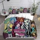 thumbnail image 1 of Monster High Cover Sets,Anime Kawaii Girls Duvet Bed Linen set, 1 of 3