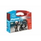 thumbnail image 1 of Funda de transporte policial de Toy Playmobil con figura, motocicleta y accesorio, 1 of 1