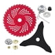 thumbnail image 5 of Juego De Piezas Para Desbrozadora De Carburo De 9 Pulgadas Y 36 Dientes, Piezas De Reparación, Instalación Rápida, Color Rojo, 5 of 5