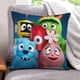 thumbnail image 1 of Yo Gabba Gabba! Fundas de almohada de terciopelo con tema, regalos de funda de almohada, decoración para el hogar, cojín de lanzar, regalo de cumpleaños para fans y parejas. 45cm x 45cm., 1 of 6