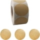 thumbnail image 1 of Xiao Hua sticker de Papel kraft Marrón natural de 2 Pulgadas, sticker circular en Blanco, Adecuada para Manualidades, Pañuelos y Etiquetas de Frascos, 1 Rollo/500 Hojas, 1 of 4