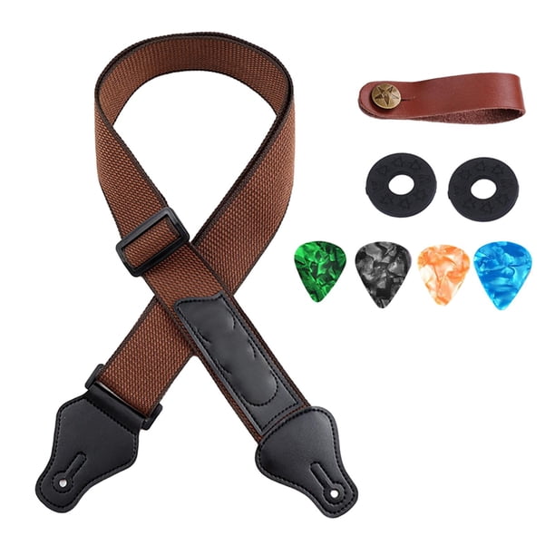 Correa de guitarra eléctrica Correa de guitarra para guitarra acústica Acolchado suave Profesional para banjos Guitarra clásica Mandolina Principiante