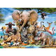 thumbnail image 1 of Faya - el mundo animal elefantes rompecabezas 70x50cm multic, 1 of 3