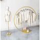 thumbnail image 3 of Perchero Colgador Organizador Exhibidor Ropa Circular Dorado, 3 of 6