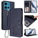 thumbnail image 2 of Funda Volteable con Diseño de Gato para Motorola MOTO G75 5G, Azul, 2 of 6