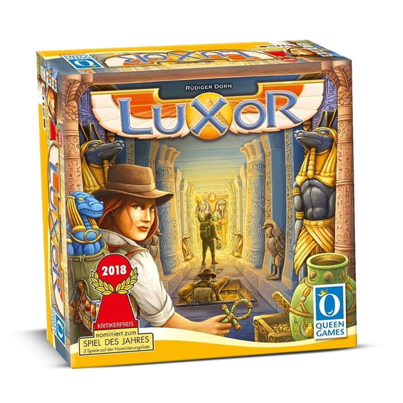Juego de mesa Queen Games Luxor Strategy para familias de más de 8 años