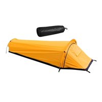 Magideal - Tienda De Ligera Impermeable 1 Supervivencia Fácil Instalación Refugio A Prueba Para Festival Senderismo Mochilero Montañism Amarillo