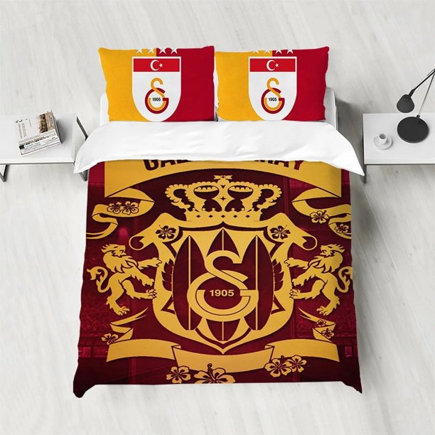 x816 Bed SheetsG-Galatasaray Cases Christmas Tree Cotton Linen Cotton Bed Duvets Twilight Home Garden Pillow Sofa Cover Duvet Cover Set Boots 3-Piece Bedding Set (1 Duvet Cover + 2 Pillow Shams) nj816
