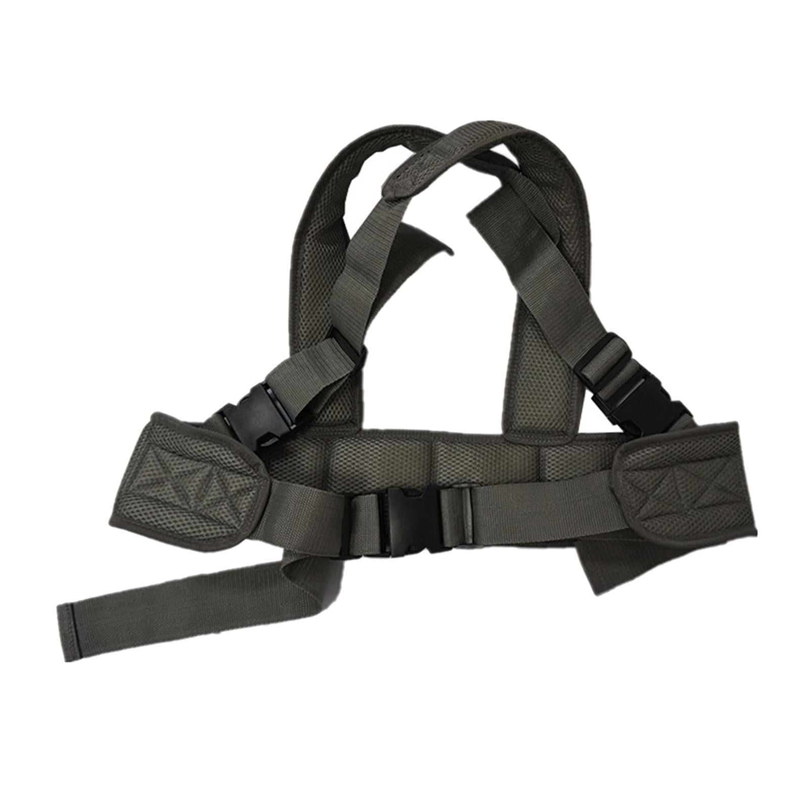 Ioensy - Cinturón De Seguridad Para Silla De Ruedas Antideslizante Cruzado En El Pecho Resistente A Caídas Para Ancianos