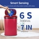 thumbnail image 4 of Bote de basura BestOffice, automático, sin contacto, 50 L, acero inoxidable, 4 of 8