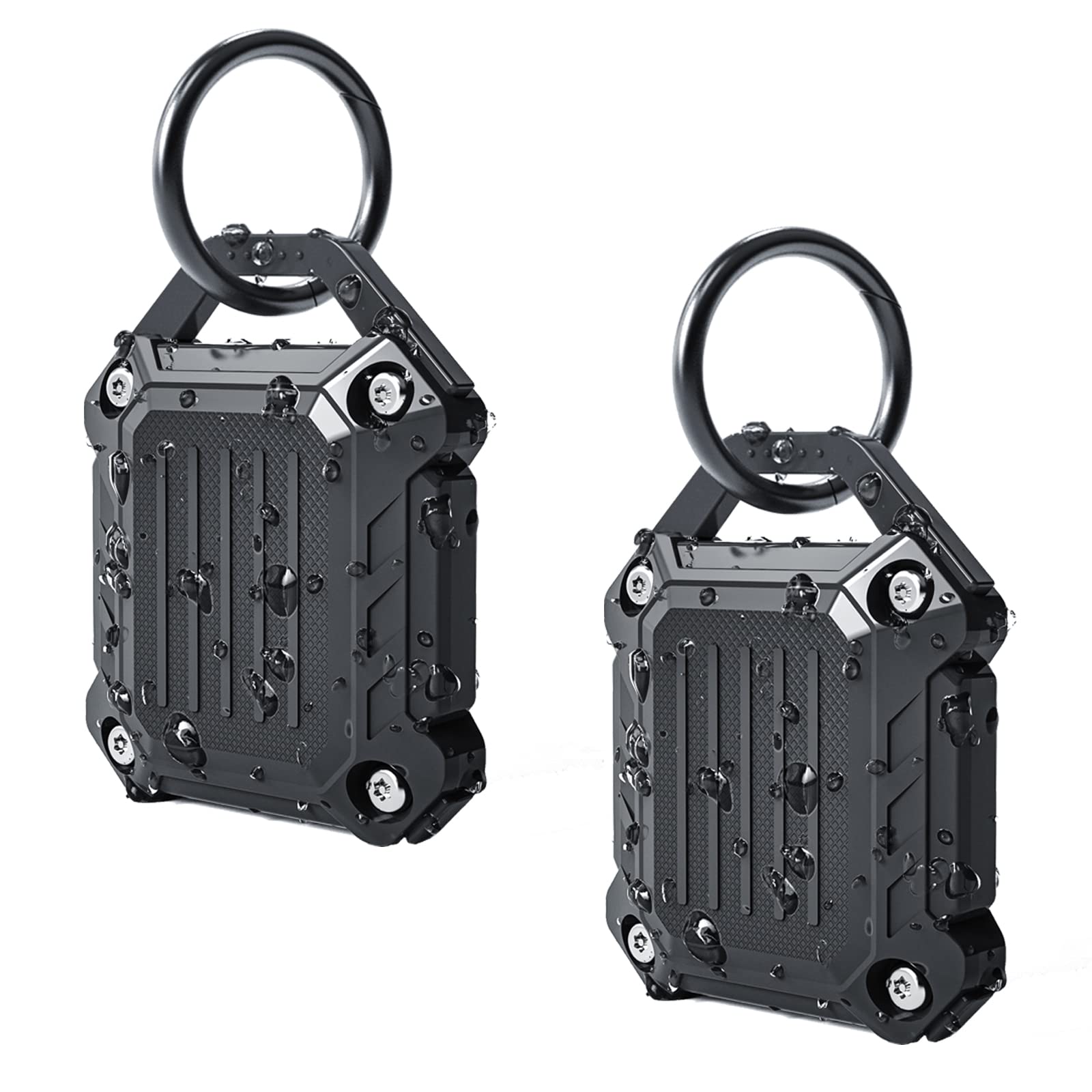 Funda Impermeable Llavero Dovick Airtag Negra