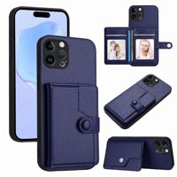 Foxdock Funda Para Iphone 12 Pro Con Bloqueo Rfid - Diseño Elegante Con Cierre De Botón