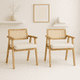 thumbnail image 2 of Pack de 2 Sitiales Acolchado Chandigarh Butaca Rattan - Madera, 2 of 7