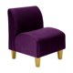 thumbnail image 2 of Set Poltrona Soft 1C Felpa 01 Morado, 2 of 5