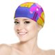 thumbnail image 5 of Maddie + Triggs Gorro de Natación de Licra, Gorro de Baño de Tela Cómoda, Gorro Elástico Antideslizante para Hombres, Mujeres y Niños, 5 of 6