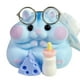 thumbnail image 1 of Juguete Squishy para hámster Taba, hecho a mano, de silicona, color azul mochi, 1 of 3