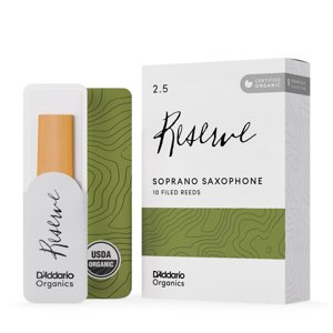 Cañas Saxo Soprano 2.5 Organic Reserve Pack 10 Odir1025 Daddario