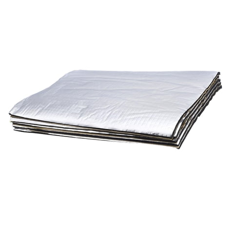 Ioensy - 5 Alfombrillas Aislantes Acústicas Y Térmicas Para El Interior Y Exterior Del Capó Del Coche.