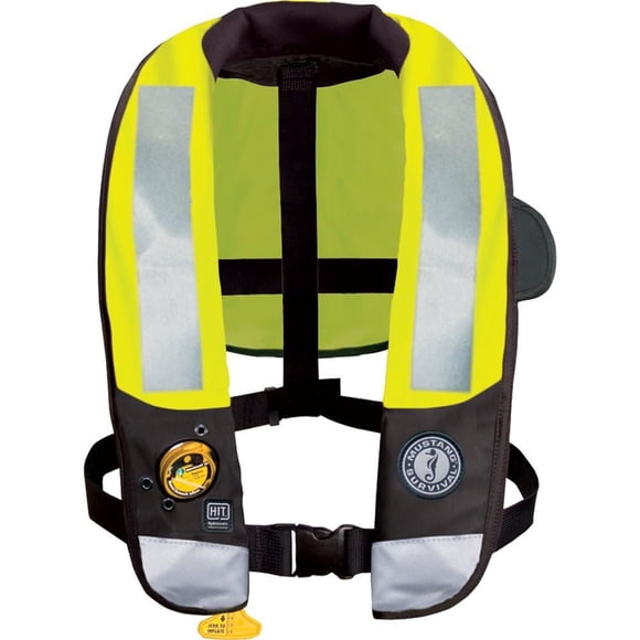 PFD inflable de alta visibilidad Mustang HIT, automático/manual