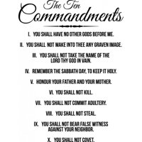 Rienda Libre Graphics - Decomural The Ten Commandments God Bible Ws-51274