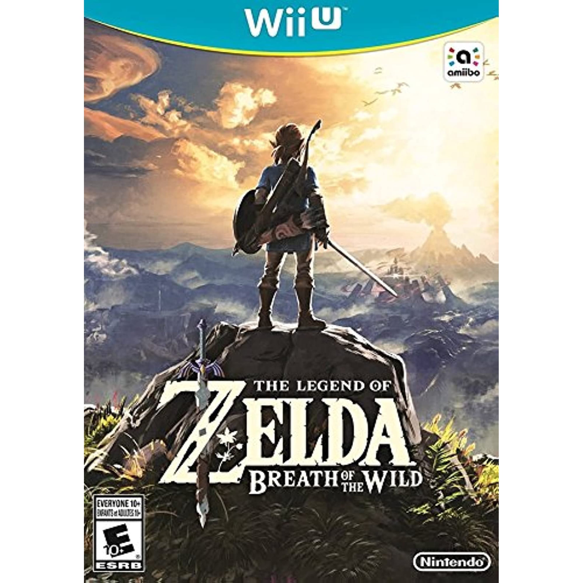 Videojuego Físico Nintendo The Legend Of Zelda Breath Of The Wild Para Wii U