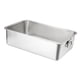thumbnail image 2 of Caja De Arena De Acero Inoxidable Con Asa, Bandeja De Arena Para Gatos De Lados Altos, 40 Cm X 30 Cm X 7 Cm, 2 of 5