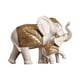 thumbnail image 3 of Estatuilla De Arte De Colección De Estatua De Elefante De Resina Para Decoración De Mesa De Gabinete Madre E Hijo, 3 of 3