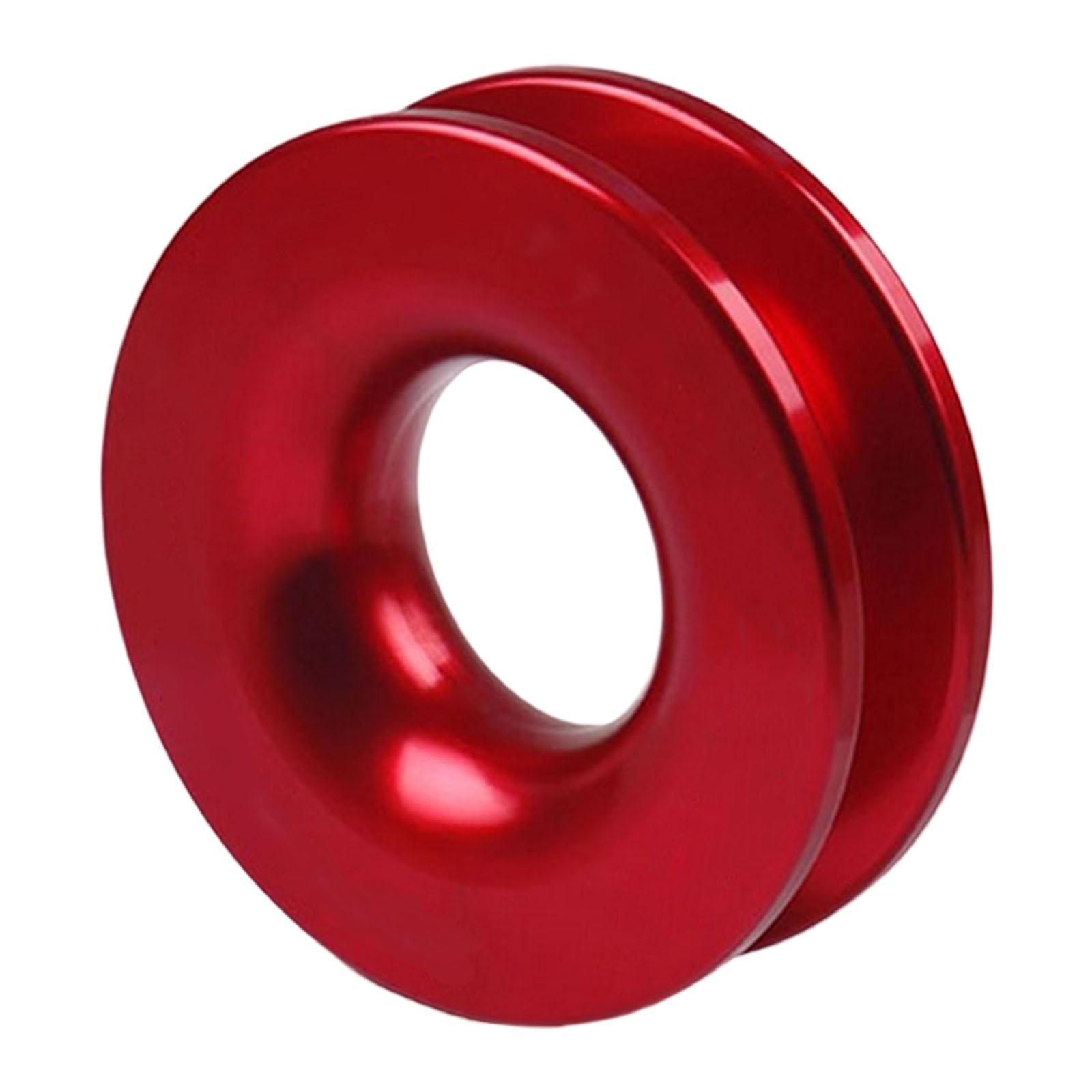Ioensy - Anillo De Recuperación De Arranque De Cabrestante, 41000 Libras, Para Atv, Utv, Suv, Grillete De Aluminio, Rojo