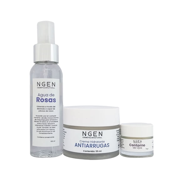 Set Antiedad Pequeño para Limpieza e Hidratación