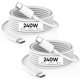 thumbnail image 1 of Cable USB-C DreemTeam 240W 2M USB-C a USB-C, 1 of 7