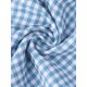 thumbnail image 5 of Pantalones Cortos de Cuadros para Mujeres con Botones Cómodos y Transpirables para la Playa Verano Casual M Azul, 5 of 6