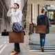thumbnail image 2 of Bolso Mensajero IGOLUMON IG6675 15.6 PU Cuero, 2 of 3