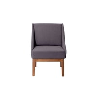 Latam Home - Sitial Berlin Lino Gris Oscuro