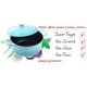 thumbnail image 3 of Olla Holandesa La Cuisine for Life 5 qt 26 cm Turquesa, 3 of 5