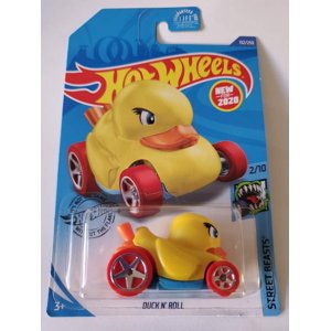 Toy Hot Wheels 2020 Street Beasts Duck N' Roll Amarillo