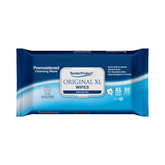 Toallitas TENDERProtect XL 50 unidades Aloe y lanolina