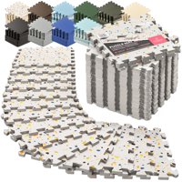 Juego De Pisos Para Gimnasio Bemaxx, 18 Unidades, Alfombrillas De Espuma Eva Entrelazadas