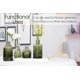 thumbnail image 4 of Set de jarrones de cristal TBWIND Green, 12 unidades, para flores, 4 of 6