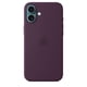 thumbnail image 2 of Funda para teléfono Apple iPhone 16 Plus de silicona con MagSafe Plum, 2 of 4
