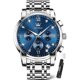 thumbnail image 1 of Reloj OLEVS Hombre Cronógrafo 41mm Acero Azul Fecha, 1 of 3