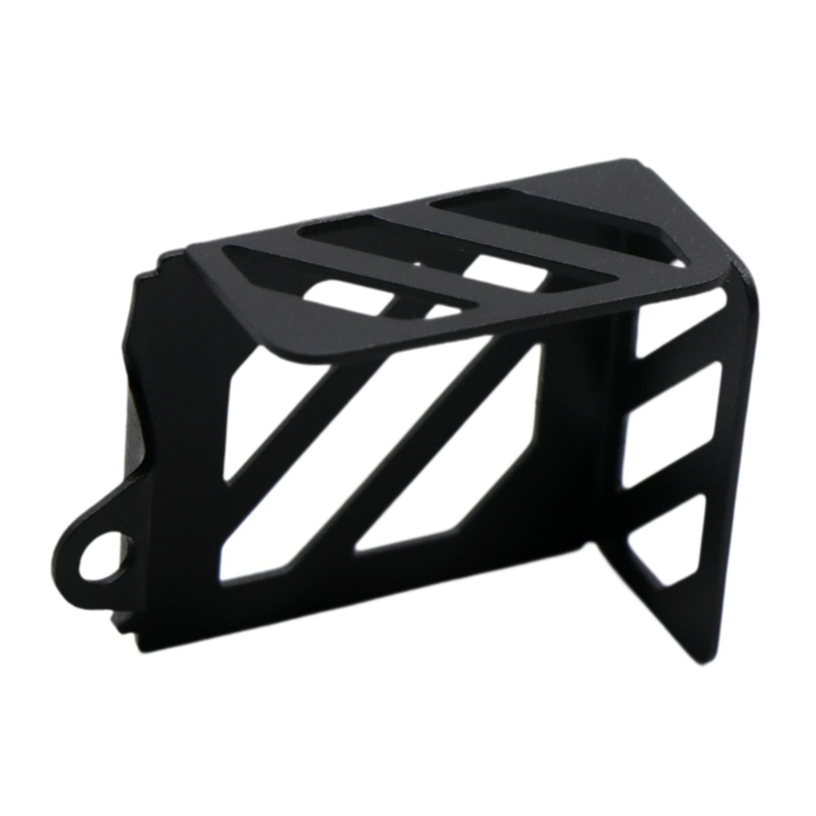 Magideal - Cubierta Protectora De Depósito De Aceite De Freno Trasero Para Motocicleta Cb500X Cbr500R, Accesorios De Motocicleta, Fácil Instalación, Piezas De Re Negro