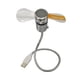 thumbnail image 1 of Ventilador De Reloj LED Con Ventilador De Enfriamiento Flexible De Escritorio De Temperatura Para Viajes De Verano De Escritorio, 1 of 5