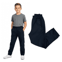 Genérico - Pantalon Softshell Cintura Elástica Para Niños Con Micropolar Senderismo