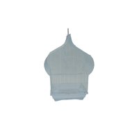 Jaula Para Pájaros Yml Taj Mahal En Forma De Parte Superior Con Tazas De Alimentación