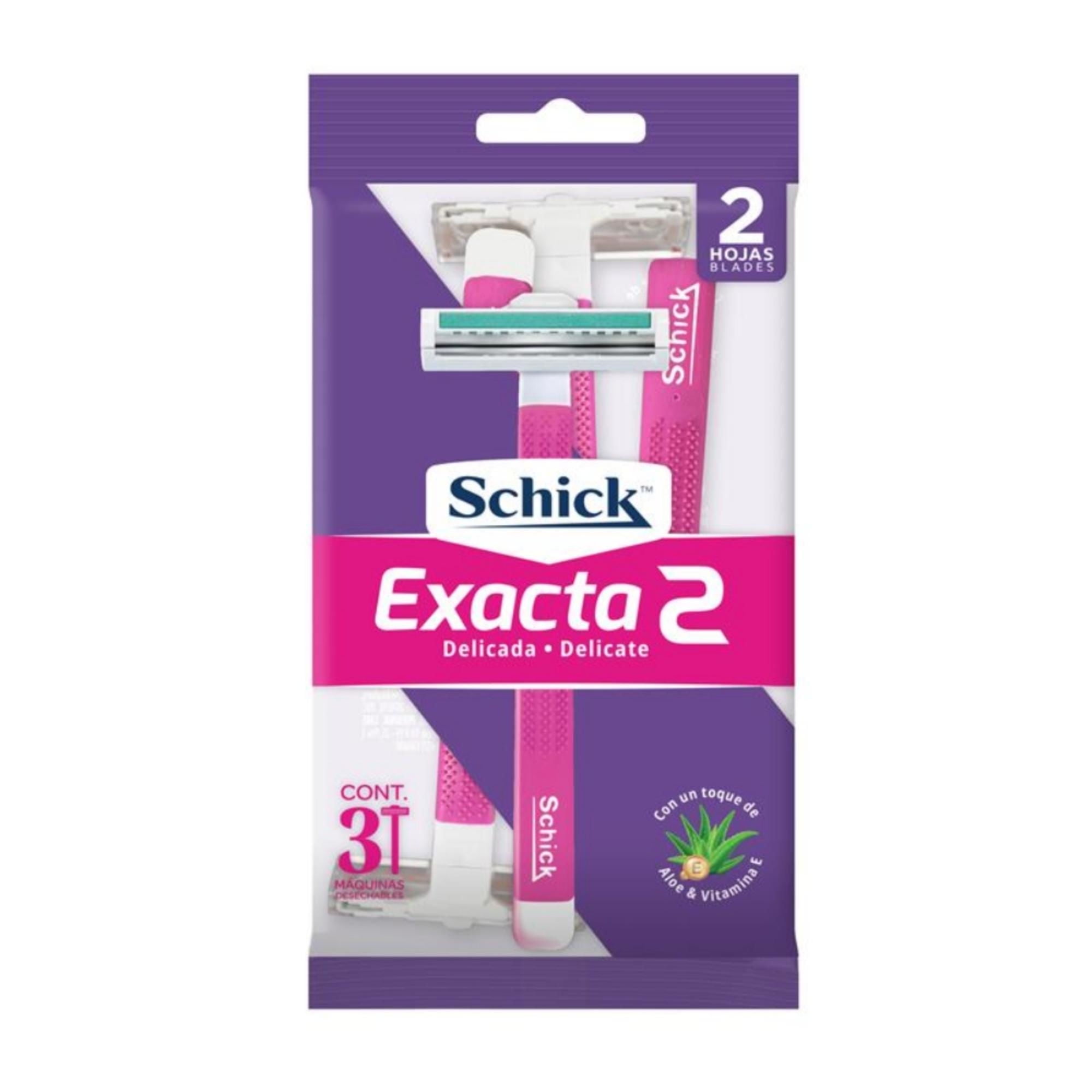 Máquina De Afeitar Exacta2 3 Un Schick