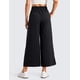 thumbnail image 2 of Pantalones cortos CRZ YOGA, ligeros, de pierna ancha, para mujer, color negro, 2 of 6