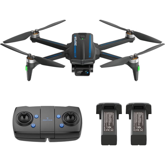 Drone con cámara Snaptain S5C 1080p GPS plegable, 12 MP y 25 min