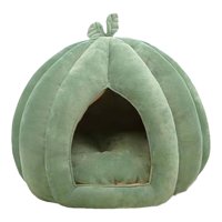 Magideal - Cama Semicerrada Para Mascotas, Forma De Calabaza, Tienda De Campaña Lavable Para Mascotas, Tienda De Campaña Para Gatos Para Gatitos Y Gatos En Todas L